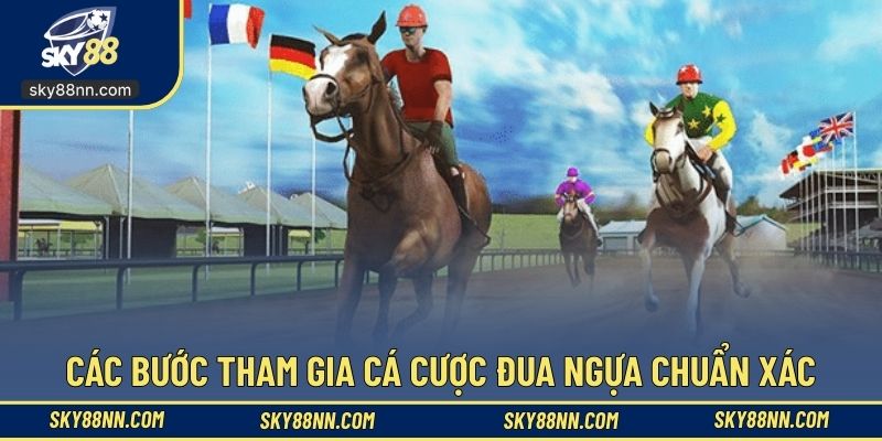 Quy trình chơi cược đua ngựa tại SKY88 đơn giản